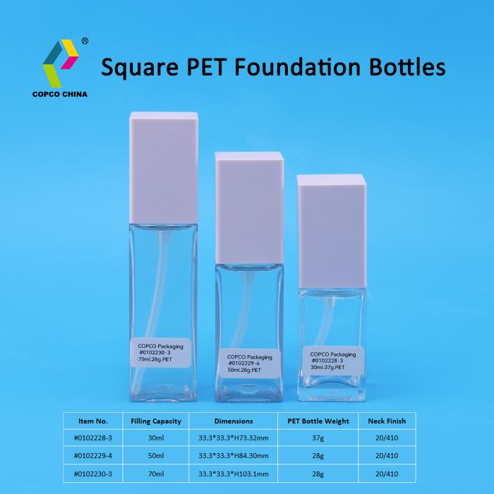 30ml square PET bottle 0102228-3